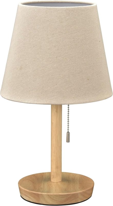 オーム電機(OHM) テーブルスタンド 木製 TT-YN26MAW-NA