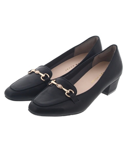 ジェリービーンズ(JELLY BEANS) フラワービットローファーパンプス