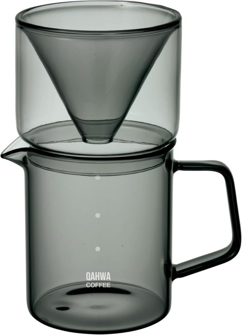 シービージャパン(CB JAPAN) QAHWA 耐熱ガラスコーヒードリッパー＆サーバー