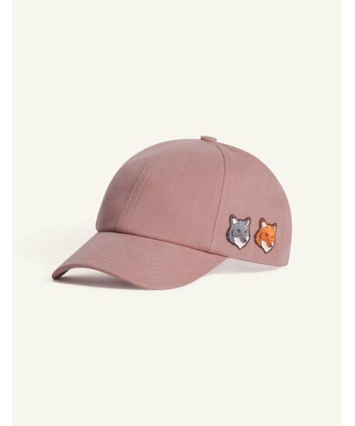 メゾンキツネ(MAISON KITSUNE) DOUBLE FOX HEAD FADED CAP