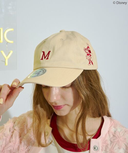 アメリカンホリック(AMERICAN HOLIC) Mickey&Friends イニシャル刺繍CAP