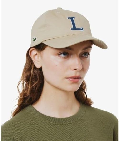 ラコステ(LACOSTE) コットンツイルLロゴキャップ
