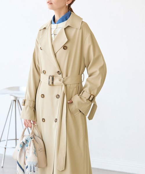 ロペピクニック(ROPE’ PICNIC) 撥水加工 花粉ガード トレンチコート