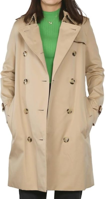 バーバリー(BURBERRY) トレンチコート レディース ミッドレンクス ケンジントン ヘリテージ レギュラーフィット