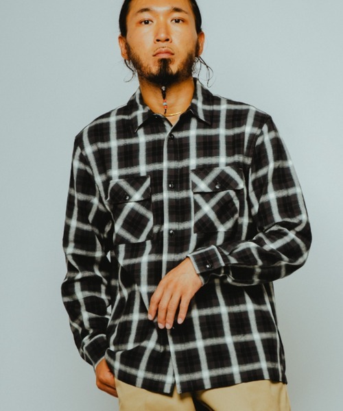 ビッグマイク(BIG MIKE) Light Flannel L S Shirts