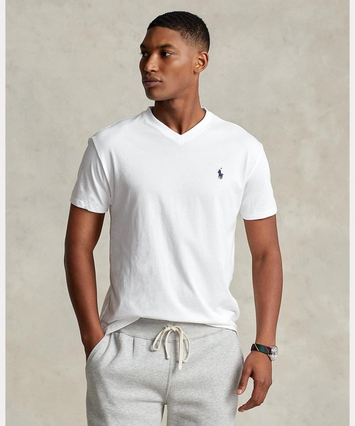 ポロラルフローレン(Polo Ralph Lauren) クラシック フィット ジャージー Vネック Tシャツ