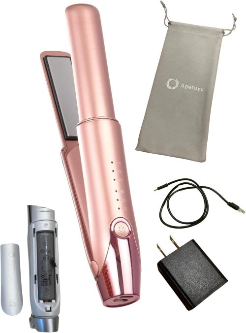 アゲツヤ(Agetuya) コードレスミニヘアアイロン3 AG-0008
