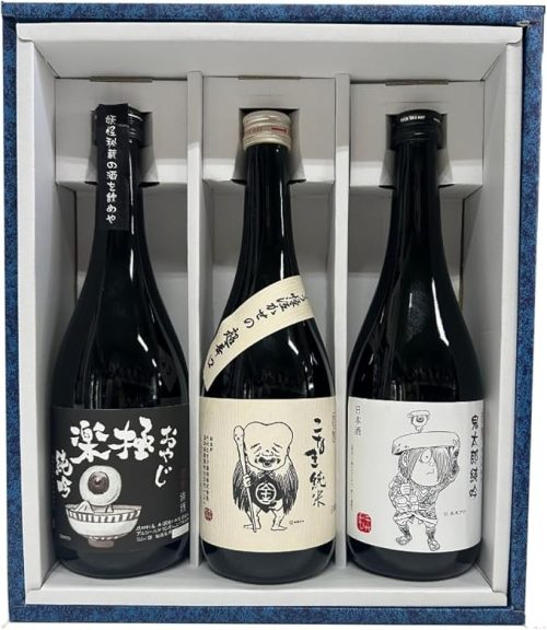 千代むすび酒造 千代むすび ゲゲゲの鬼太郎シリーズ 純米吟醸3本セット