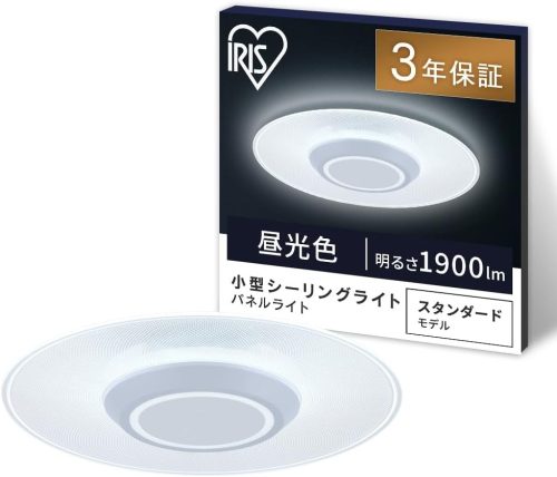 アイリスオーヤマ(IRIS OHYAMA) 小型シーリングライト 導光板 1900lm 昼光色 SCL190D-P