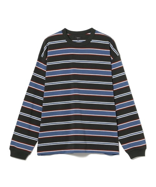 ビームス(BEAMS) ボーダー ルーズ ロングスリーブTシャツ