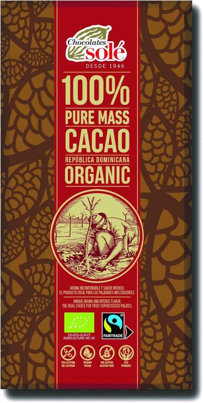 チョコレートソール オーガニック ダークチョコレート 100%