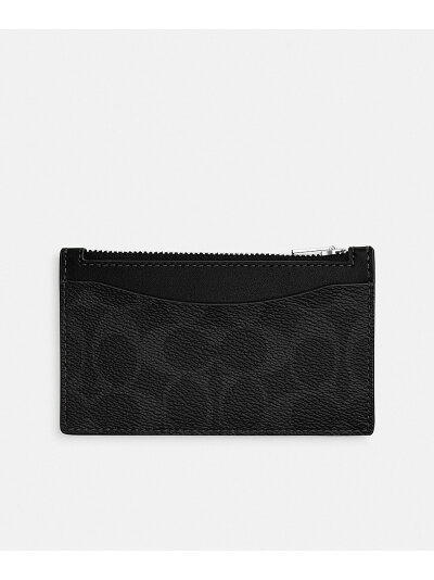 コーチ(COACH) ジップ カード ケース シグネチャー キャンバス