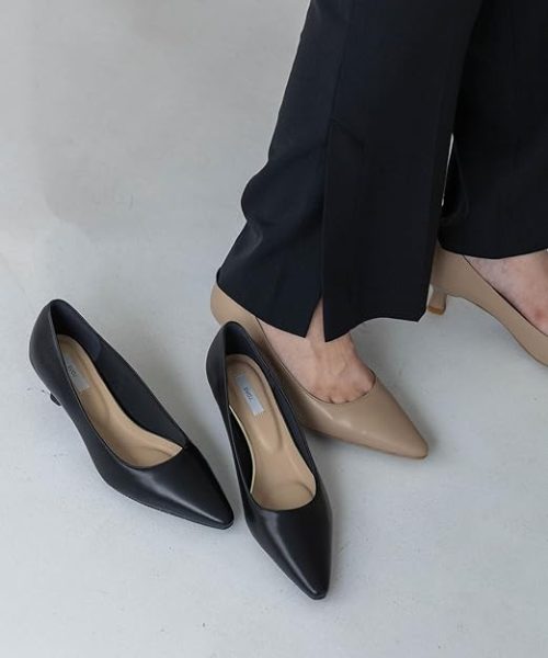 イーボル(EVOL) 晴雨兼用・オケージョン ポインテッド5cmパンプス