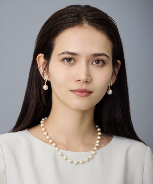 自由区 シングルパール イヤリング