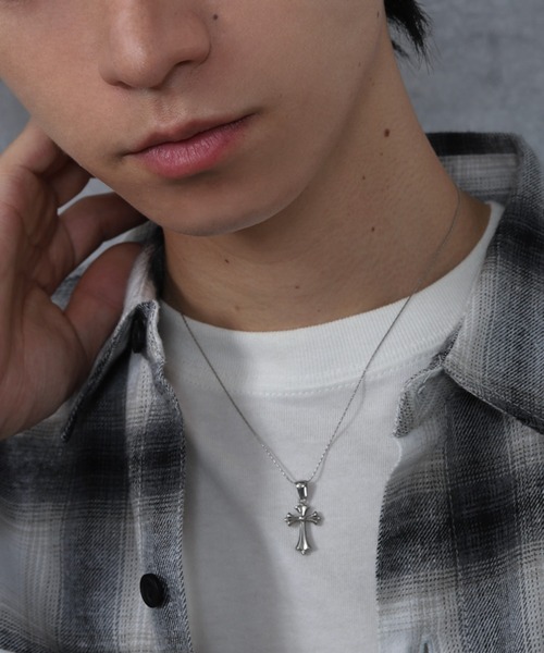 ウィゴー(WEGO) Mステンレスモチーフネックレス