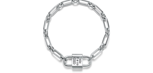 ティファニー(Tiffany & Co.) ミディアム ダブル ロック ブレスレット