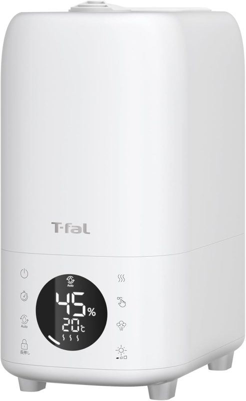 ティファール(T-fal) 加熱超音波式加湿器 スチーム アンド ミストL 8L HD6080J0