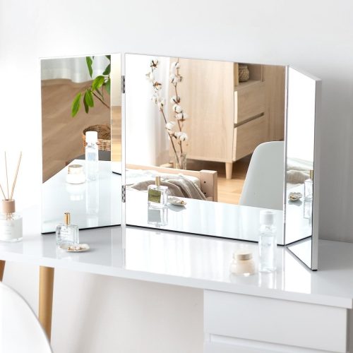 エアリゾームインテリア(Air Rhizome Interior) 大型卓上三面鏡 Lily