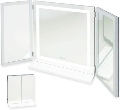 エムール LEDライト付き 三面鏡