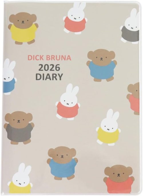 スクエア ミッフィー 手帳 2026年 A6 ウィークリー