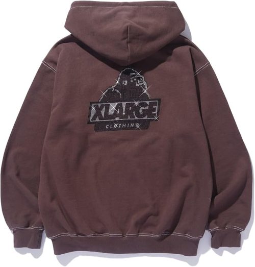 エクストララージ(XLARGE) RHINESTONE OG ZIP HOODED SWEATSHIRT