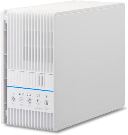 ドウシシャ(DOSHISHA) 薄型空気清浄機 APA-081WH