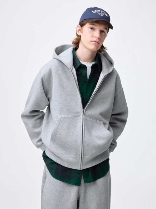 ジーユー(GU) カジノ バカラ 還元率ウェイトスウェットフルジップパーカ