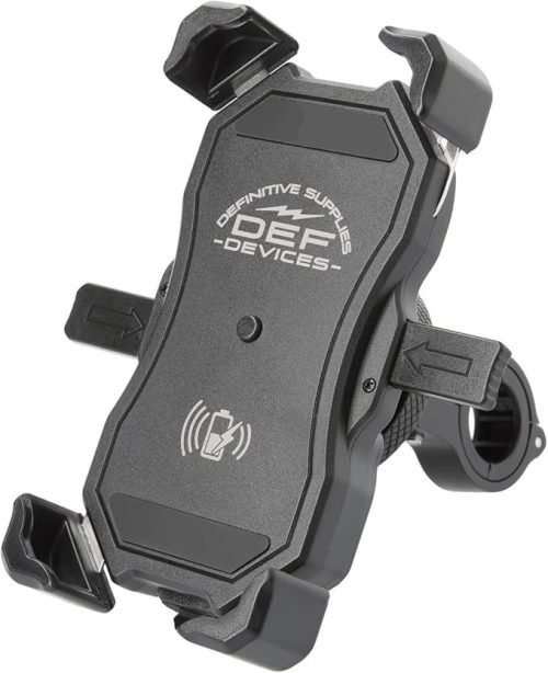 ライズインターナショナル(RIDEZ) 衝撃吸収 ワイヤレスチャージ スマートフォン ホルダー DEF-MS4