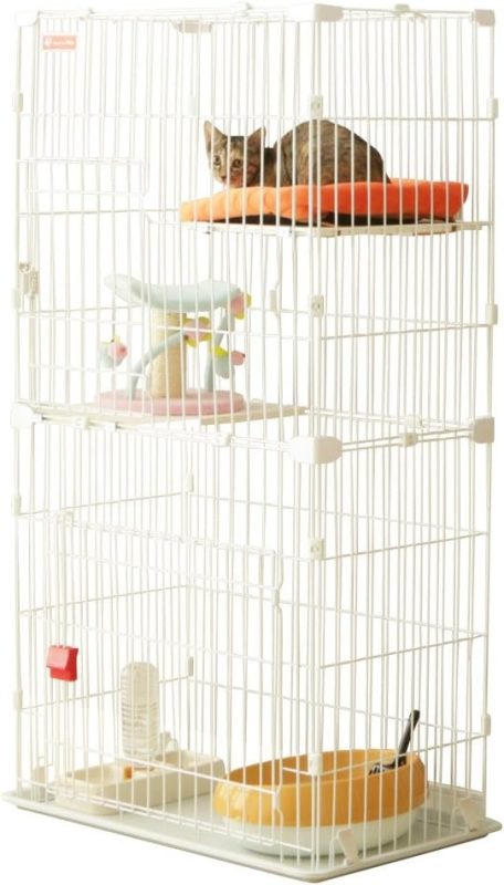 アイリスオーヤマ(IRIS OHYAMA) スリムキャットケージ 2段 PSCC-752