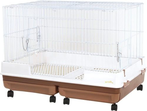 マルカン(MARUKAN) うさぎのやさしいおそうじケージワイド B MR-999