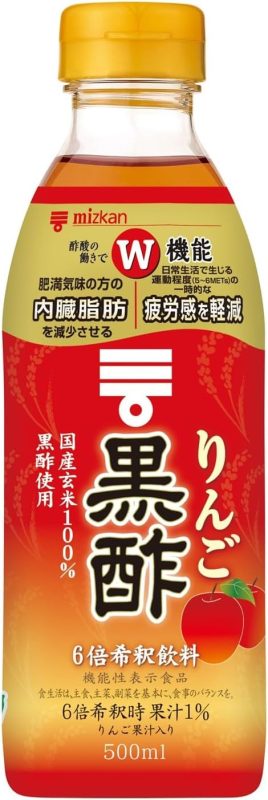 ミツカン(mizkan) りんご黒酢 6倍希釈