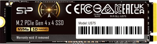 シリコンパワー(Silicon-Power) PCIe Gen 4x4 US75 SP04KGBP44US7505