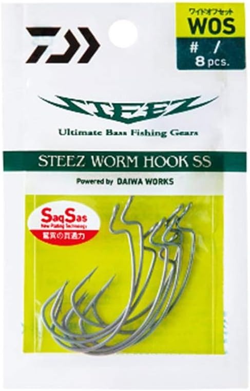 ダイワ(Daiwa) スティーズ ワームフック SS WOS ワイドオフセット