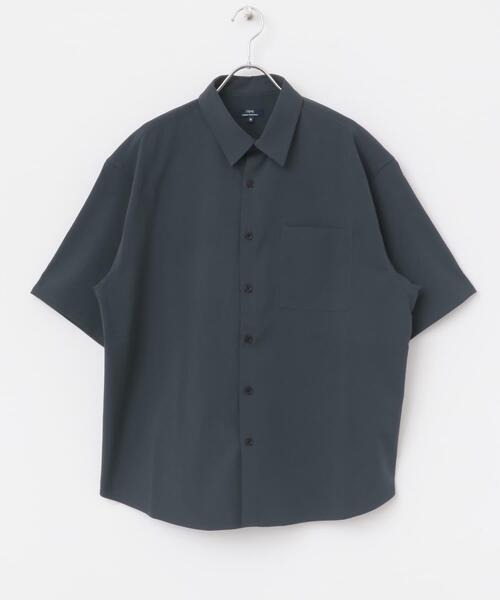アイテムズ アーバンリサーチ(ITEMS URBANRESEARCH) ヨウリュウレギュラーカラー半袖シャツ
