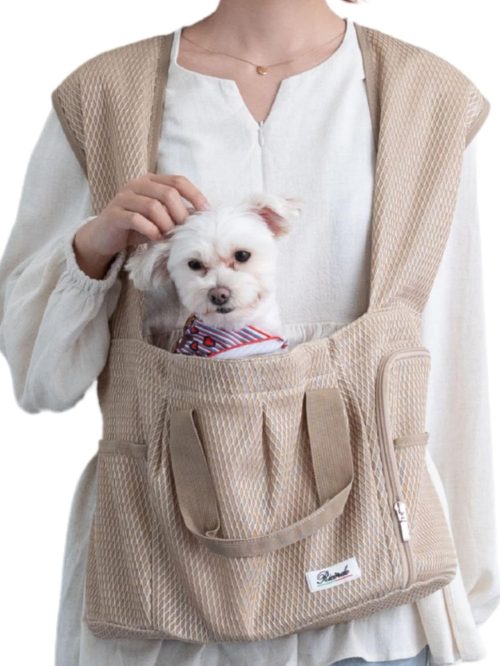 ONEKOSAMA OINUSAMA ペット用 ダイヤメッシュ抱っこ紐