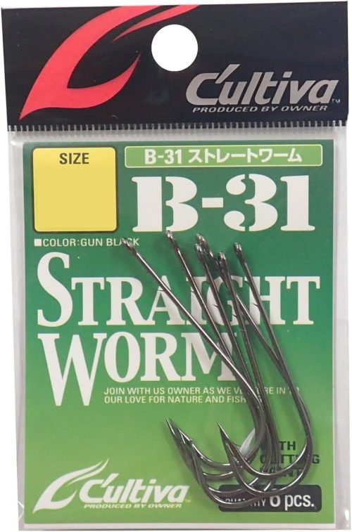 オーナーばり(OWNER) カルティバ ストレートワーム フック B-31