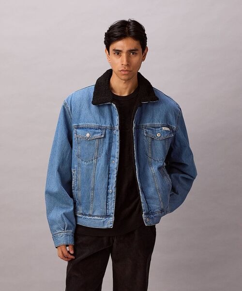 カルバンクライン(Calvin Klein) 90S シェルパ トラッカージャケット