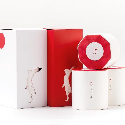 うさぎ 4ロール紅白ギフトボックス