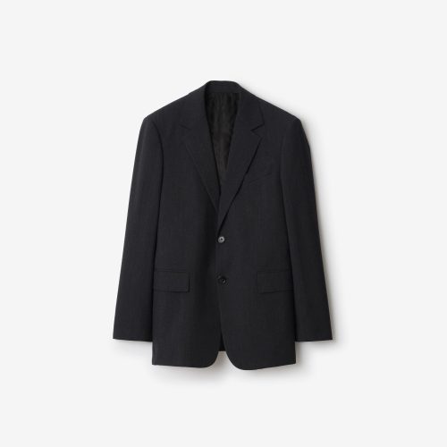 バーバリー(BURBERRY) ウールブレンド テーラードジャケット