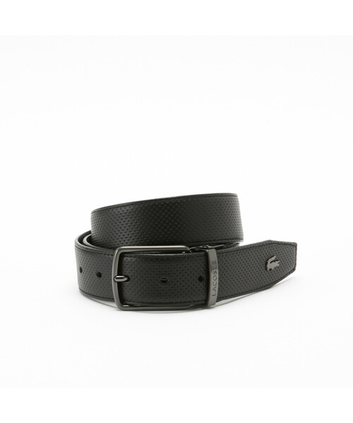 ラコステ(LACOSTE) リバーシブル革ベルト