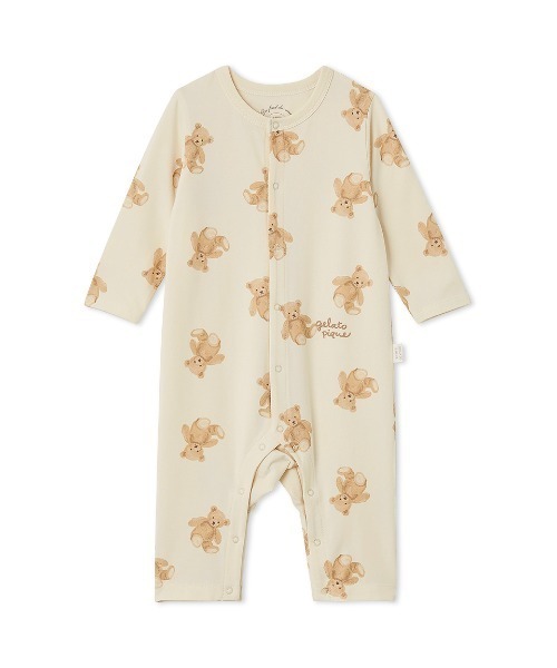 ジェラートピケ(gelato pique) 長袖ロンパース