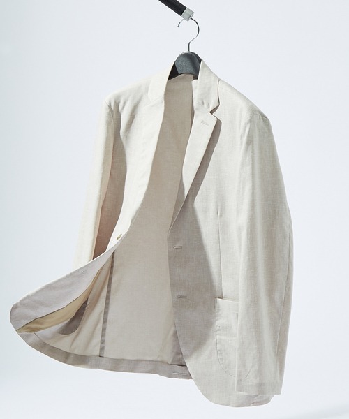 アバハウス(ABAHOUSE) ソロストレッチリネン ライトジャケット