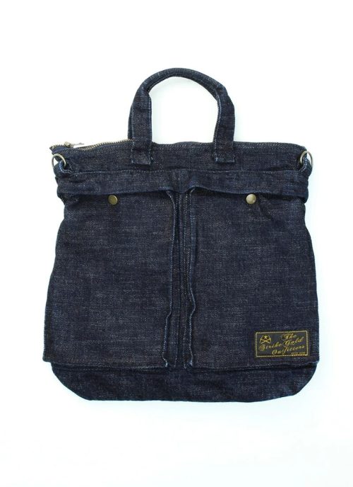 ストライクゴールド(The Strike Gold) 15oz Original Selvedge Denim Small Helmet Bag