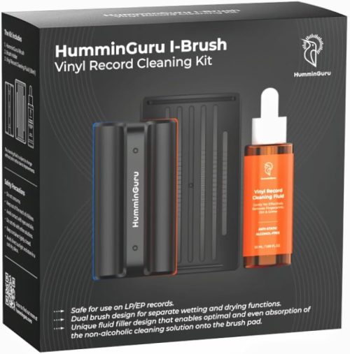 ハミングル(HumminGuru) ビニールレコードクリーニングキット オレンジ I-Brush