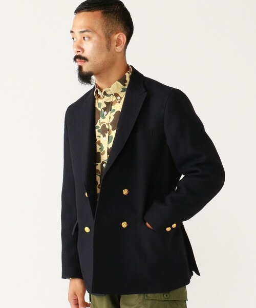 ビームスプラス(BEAMS PLUS) 4B Double Breasted Blazer Wool