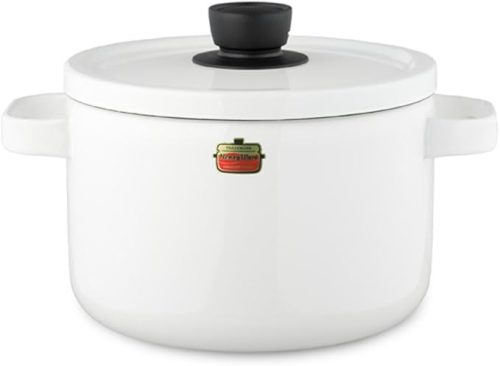 富士ホーロー(FUJIHORO) ソリッドシリーズ ディープキャセロール SD-22DW