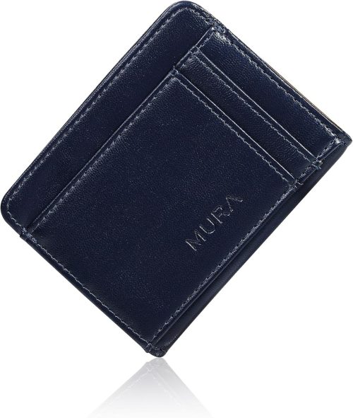 ムラ(MURA) リサイクルPUレザー 薄型コンパクト スキミング防止 メンズ フラグメントケース