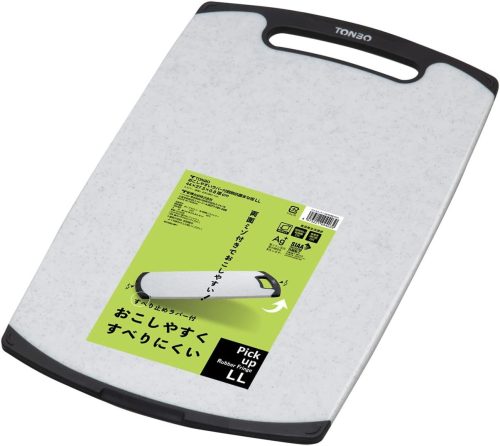 新輝合成 おこしやすいラバー付耐熱抗菌まな板 LL