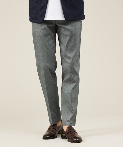 アバハウス(ABAHOUSE) ハイパーストレッチ ツイル柄 イージースラックス