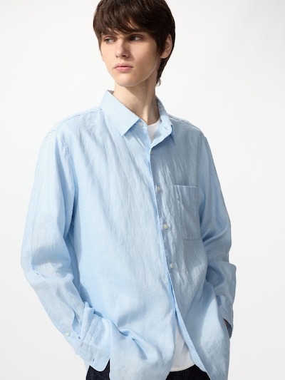 ユニクロ(UNIQLO) プレミアムリネンシャツ